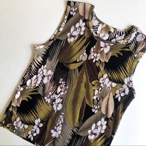 Vintage tropical tank top